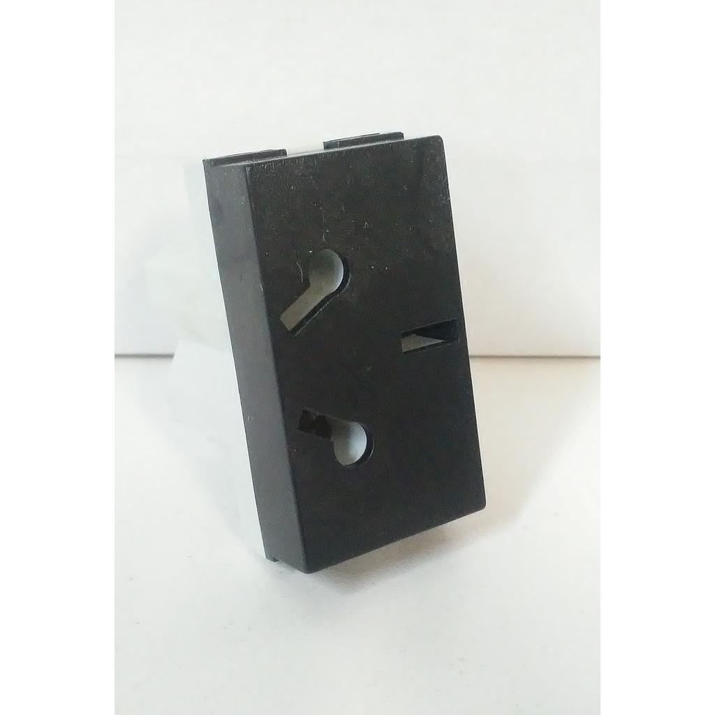 L.PLATINUM MODULO TOMA CON NEUTRO JELUZ NEGRO