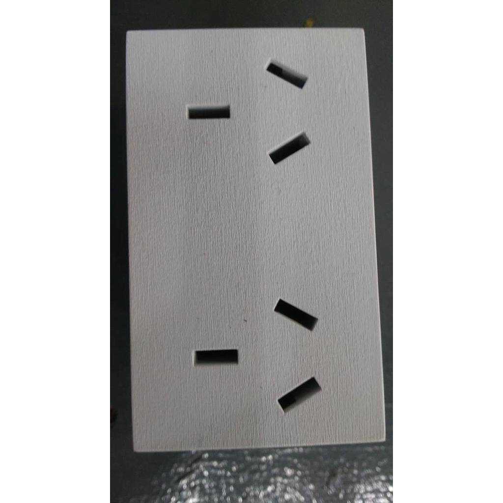 L.PLATINUM TOMA DOBLE BIPOLAR + TIERRA BLANCO JELUZ 