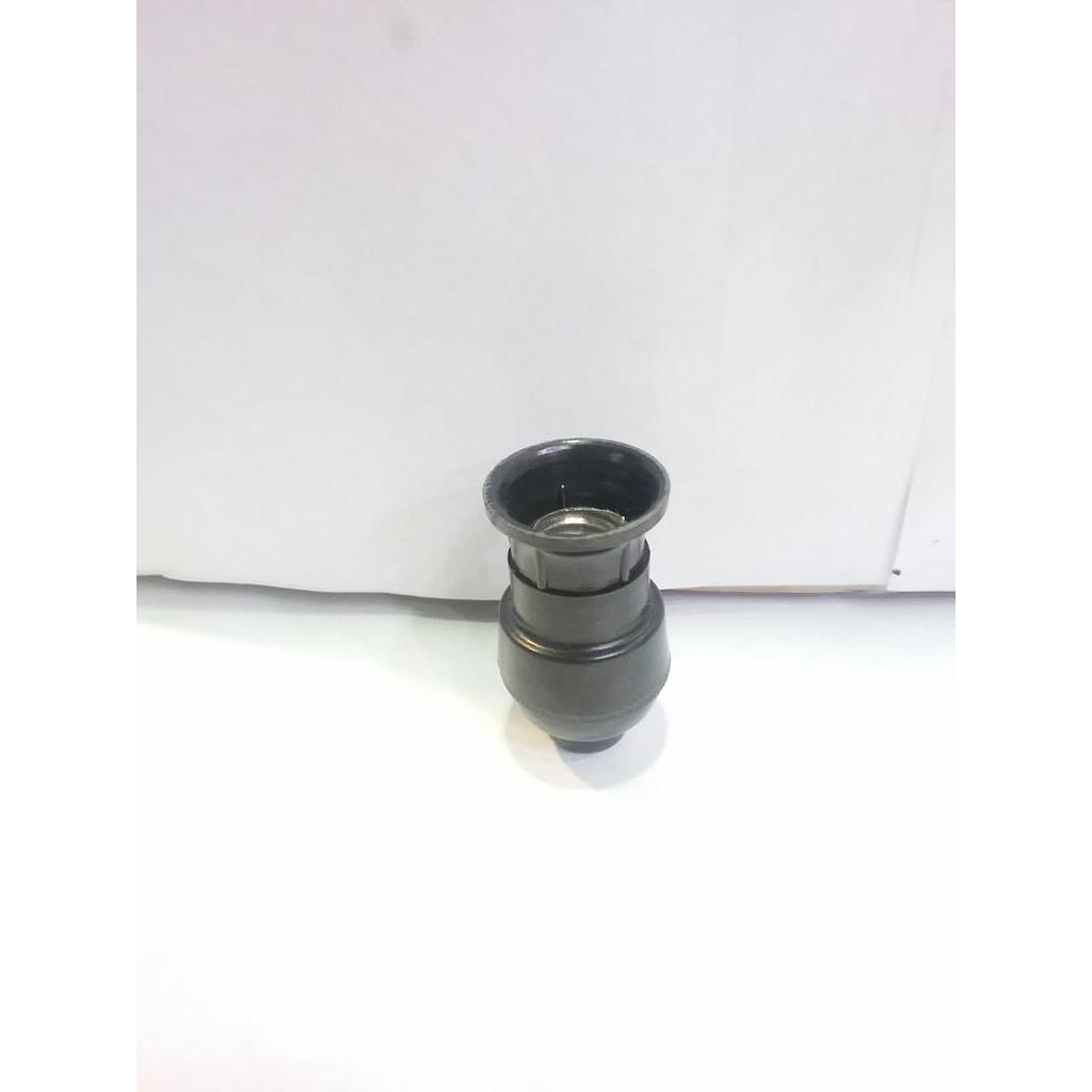 PORTALAMPARA 3 PIEZAS MIGÑON NEGRO -