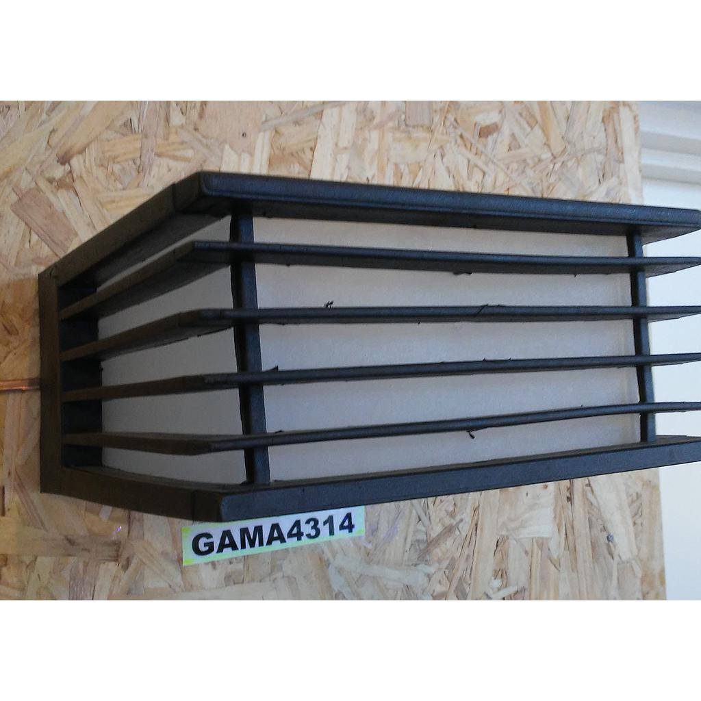 BIDIRECCIONAL POLIPROPILENO 170x80 IP44 NEGRO E27