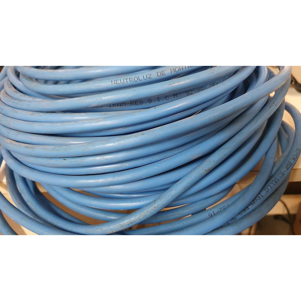 CABLE UNIPOLAR 1 x 16.00 mm²  CELESTE