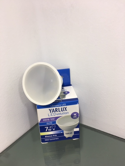 LED DICROICA YARLUX 120G 7W GU10 6400K