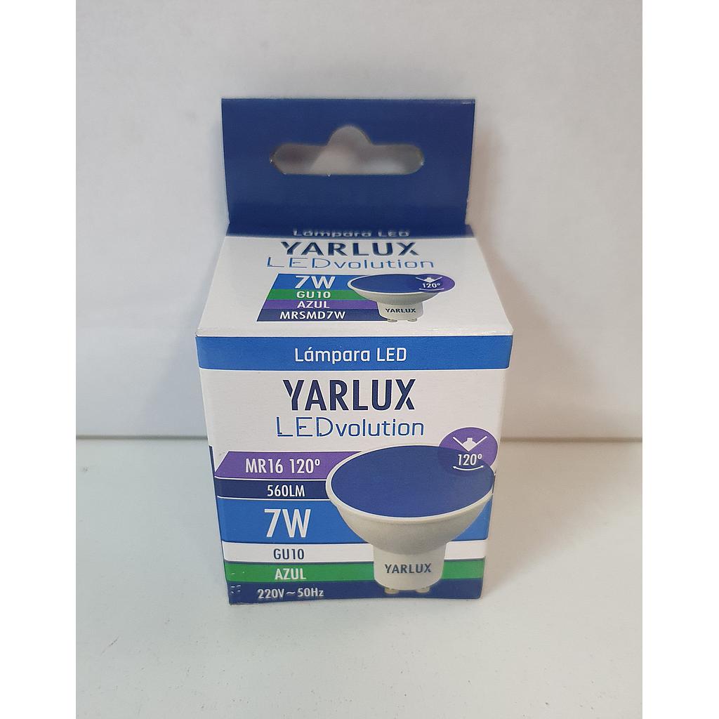 LED MR16 120G 7W GU10 AZUL