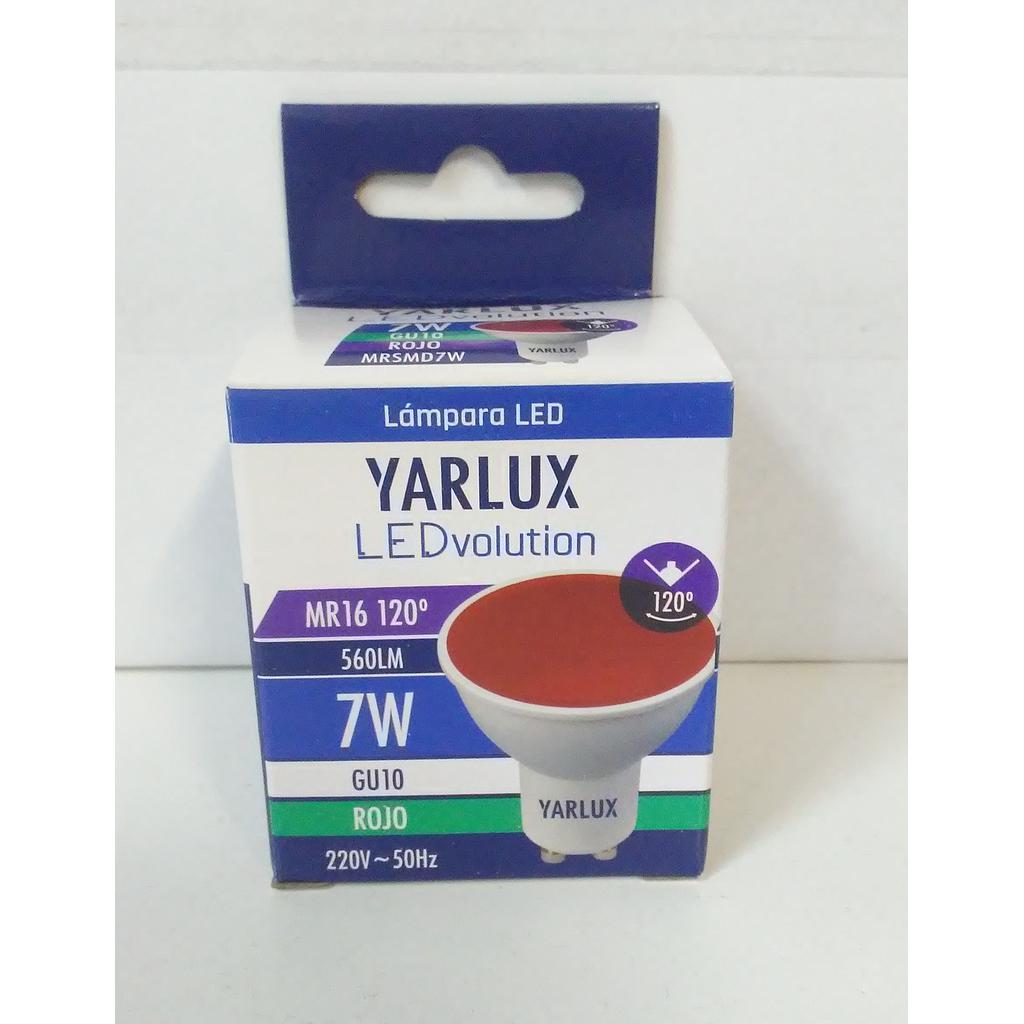 LED MR16 120G 7W GU10 ROJO YARLUX