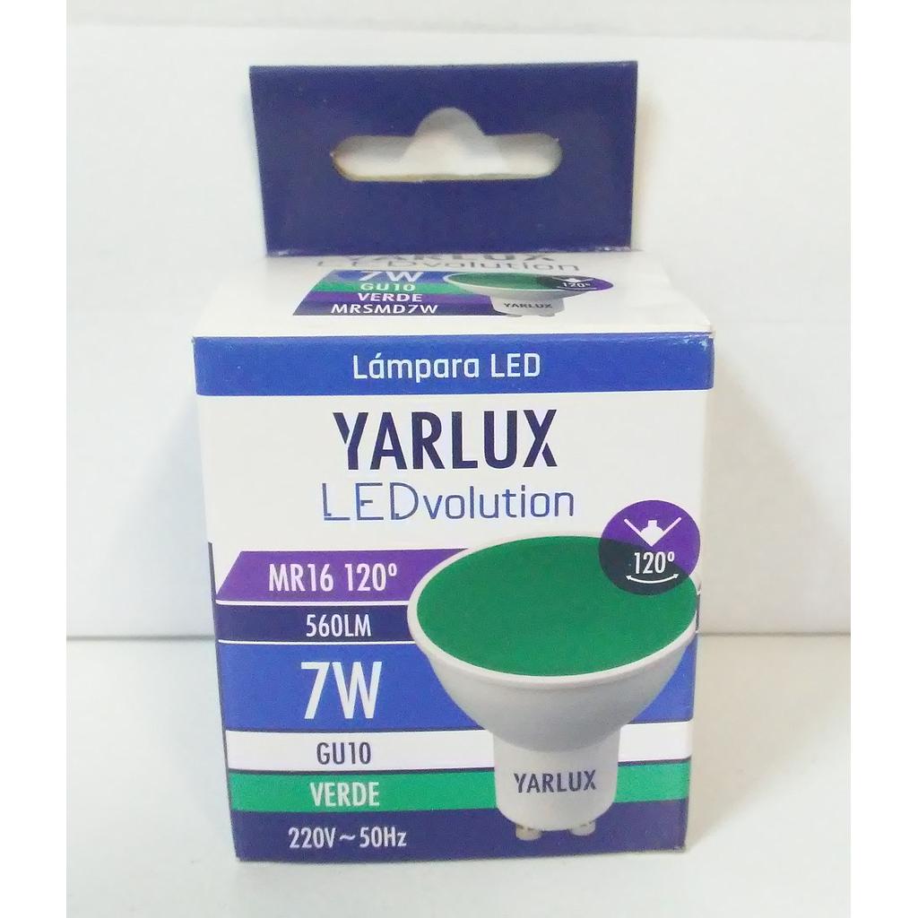 LED MR16 120G 7W GU10 VERDE YARLUX
