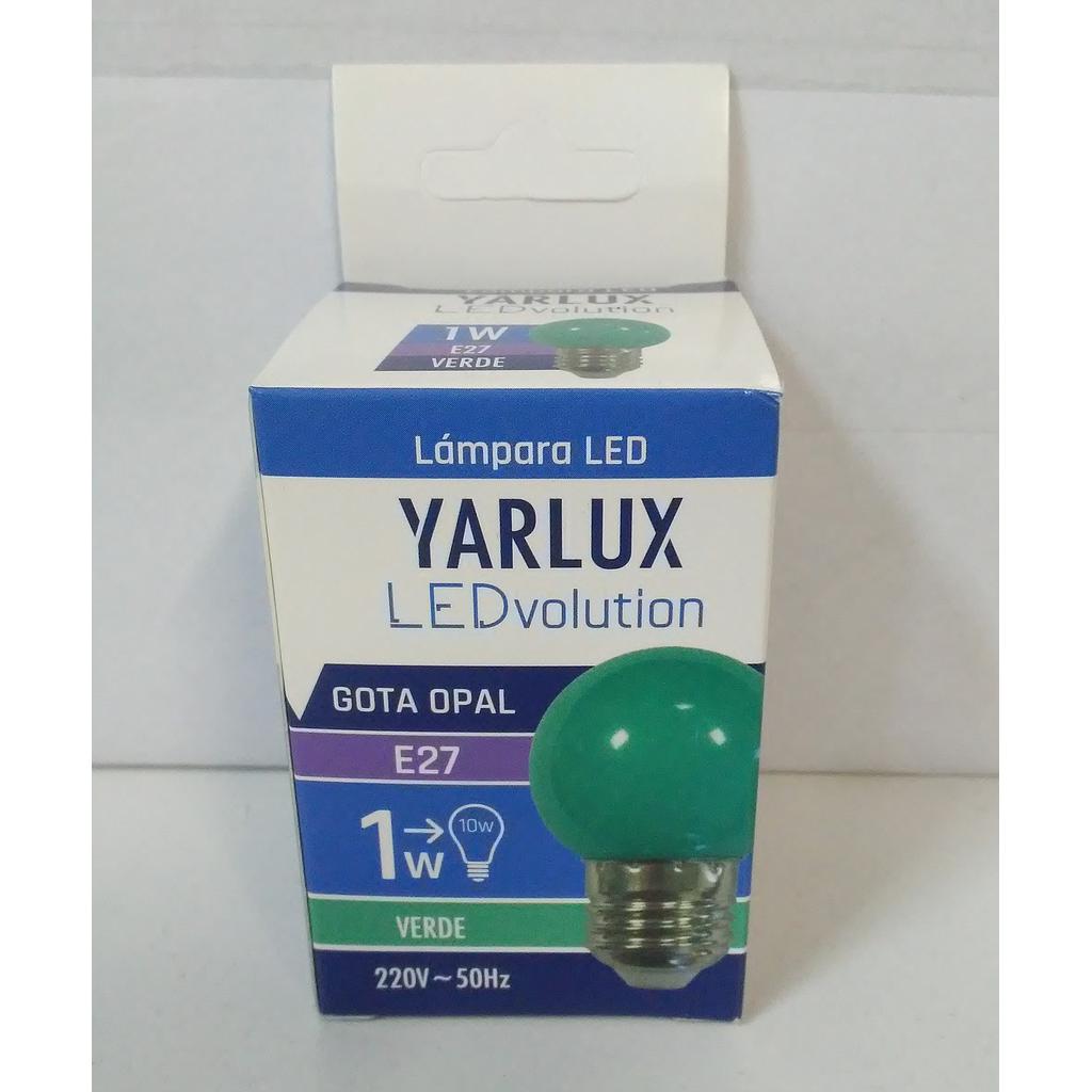 LED GOTA OPAL 1W E27 VERDE