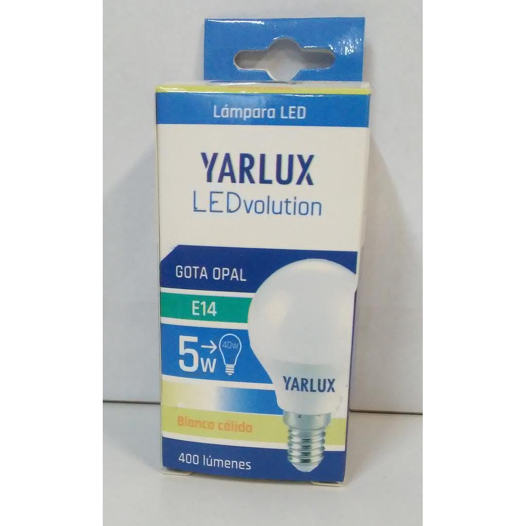 LED GOTA OPAL 5W E14 3000K BLANCO CALIDO YARLUX