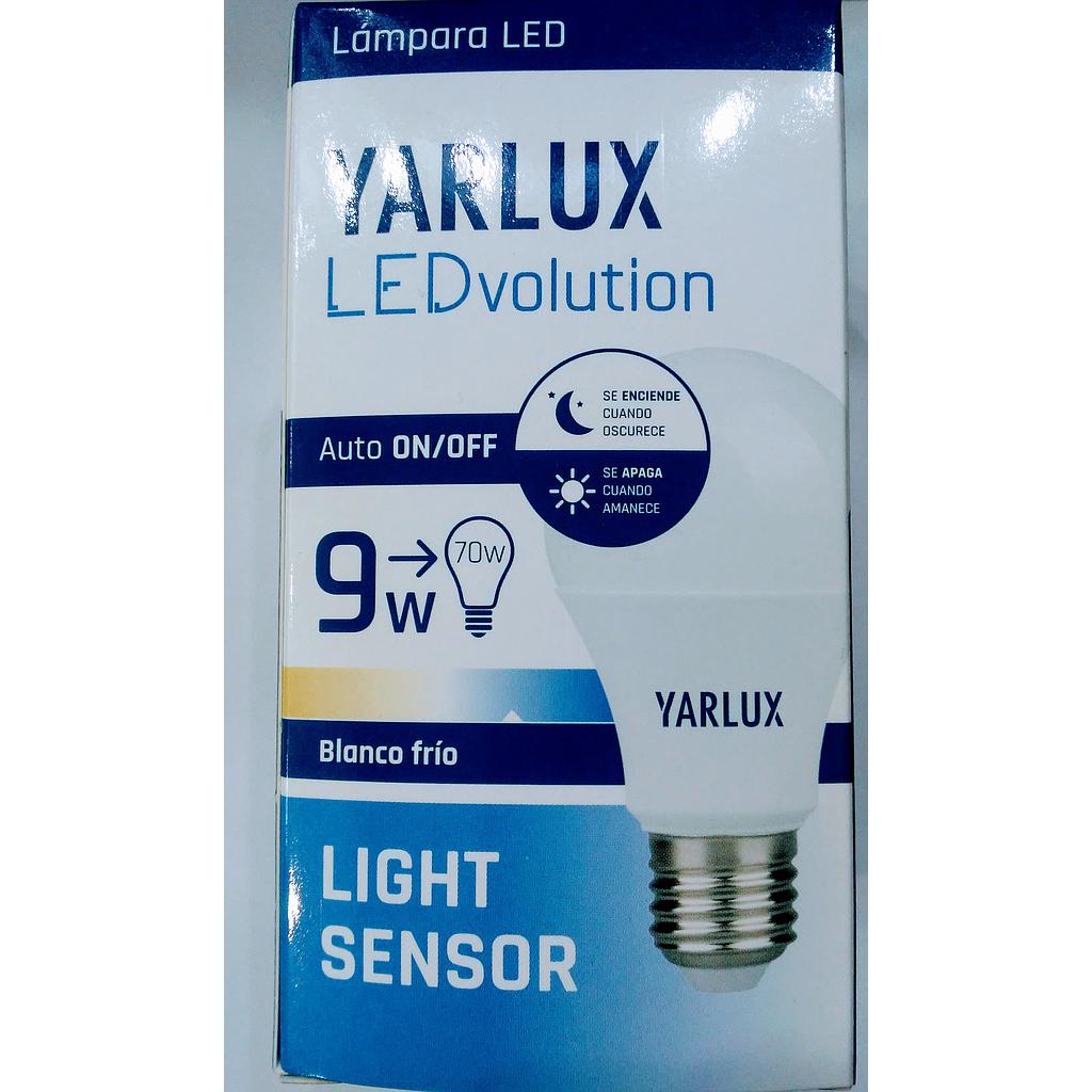 LED LIGHT SENSOR 9W E27 6400K YARLUX