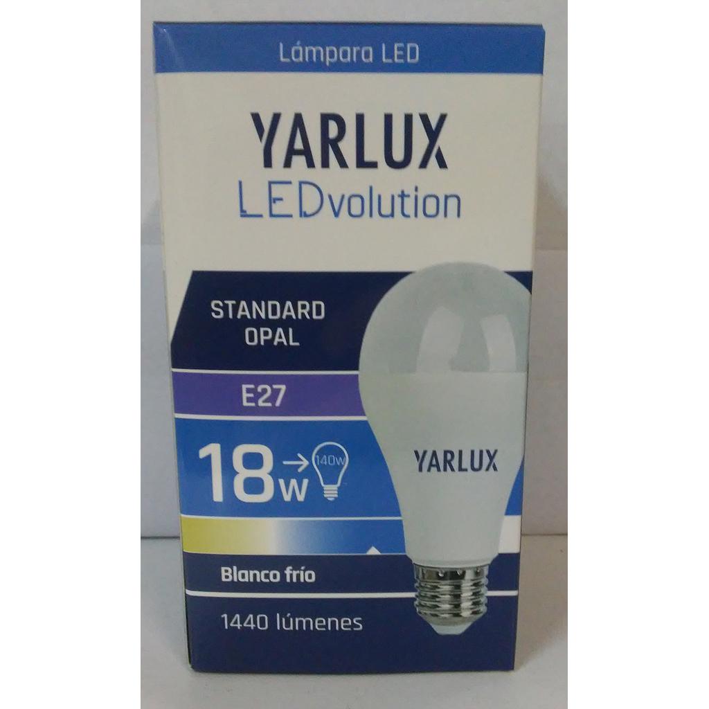 LED STANDARD OPAL 18W E27 6400K