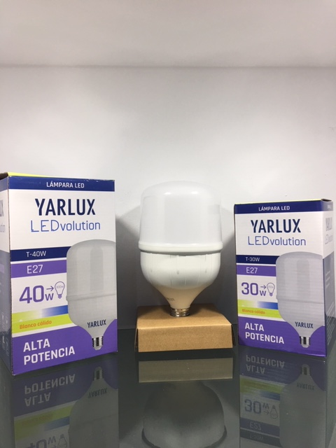 LED ALTA POTENCIA T-40W E27 6400K YARLUX