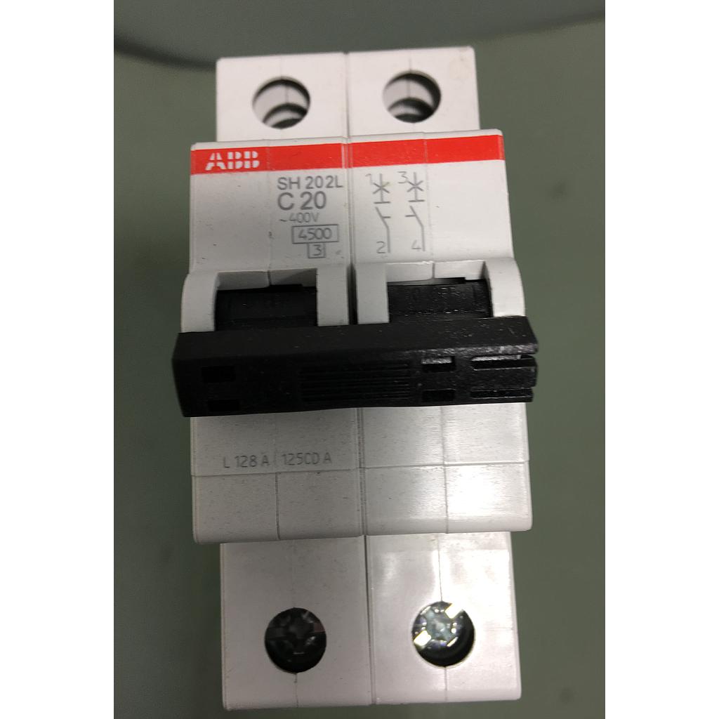 TERMICA 2X20A 4.5KA CURVA C