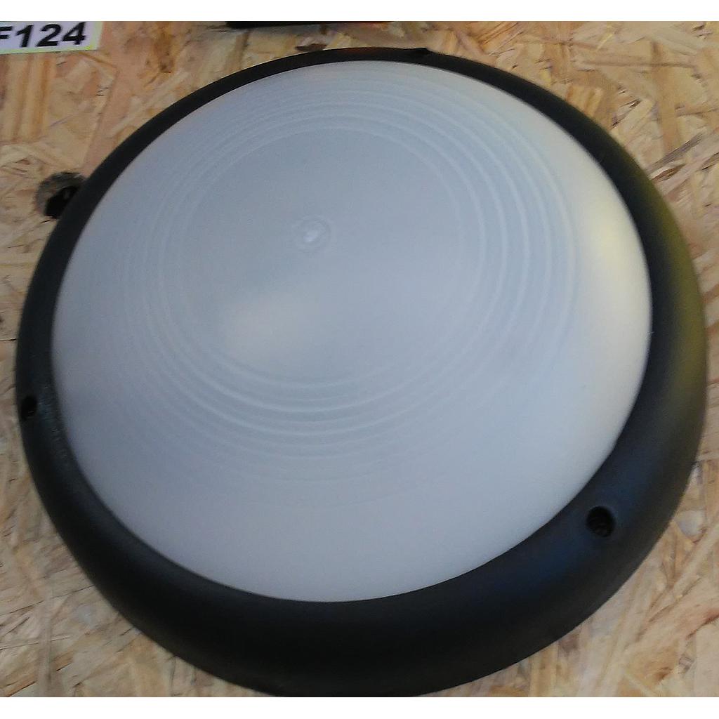 TORTUGA POLIPROPILENO d230 IP24 E27 NEGRA