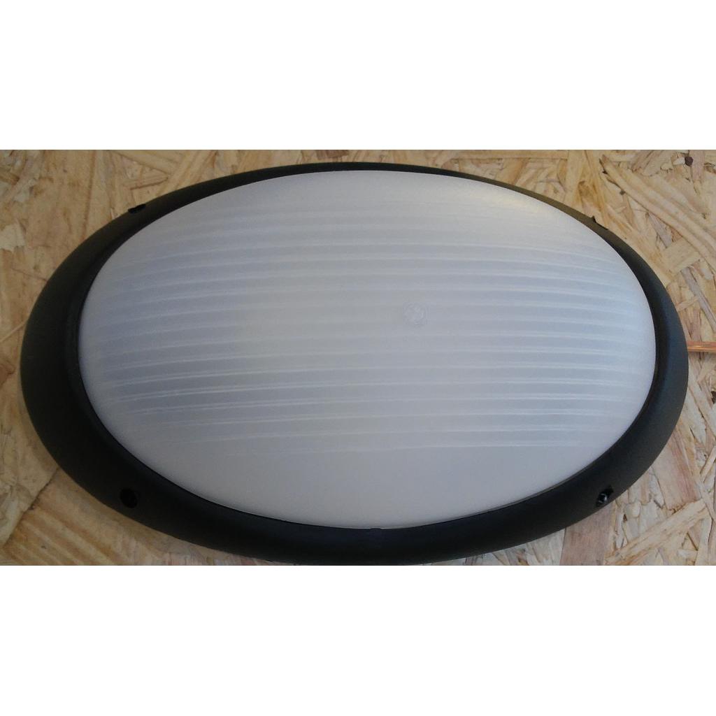 TORTUGA POLIPROPILENO 265x140 IP24 E27 NEGRO