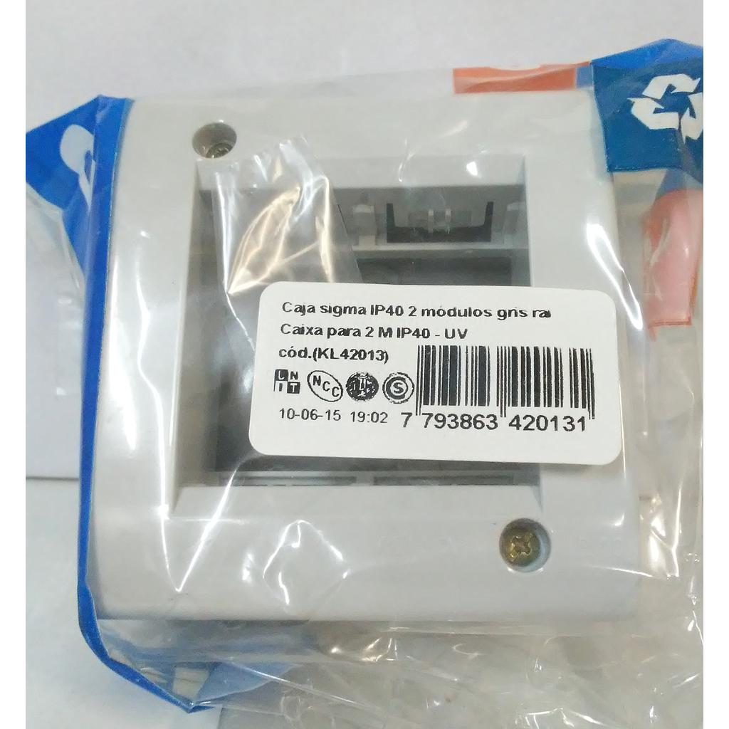 CAJA EXTERIOR 2 MODULOS SIGMA KALOP