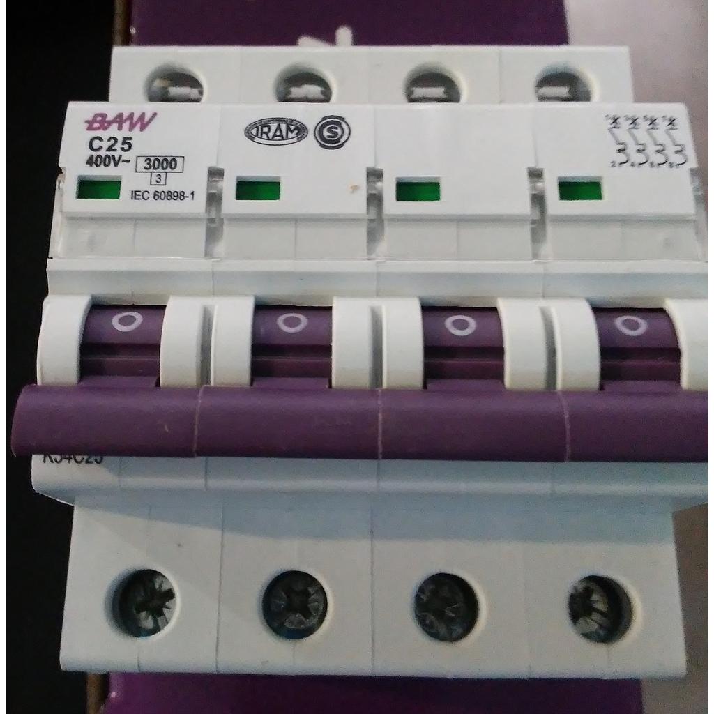 TERMICA 4x25A Curva C 3ka