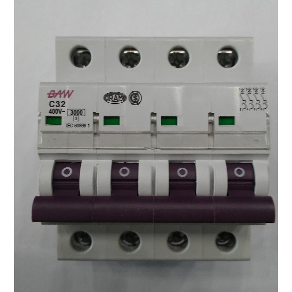 TERMICA 4x32A Curva C 3ka