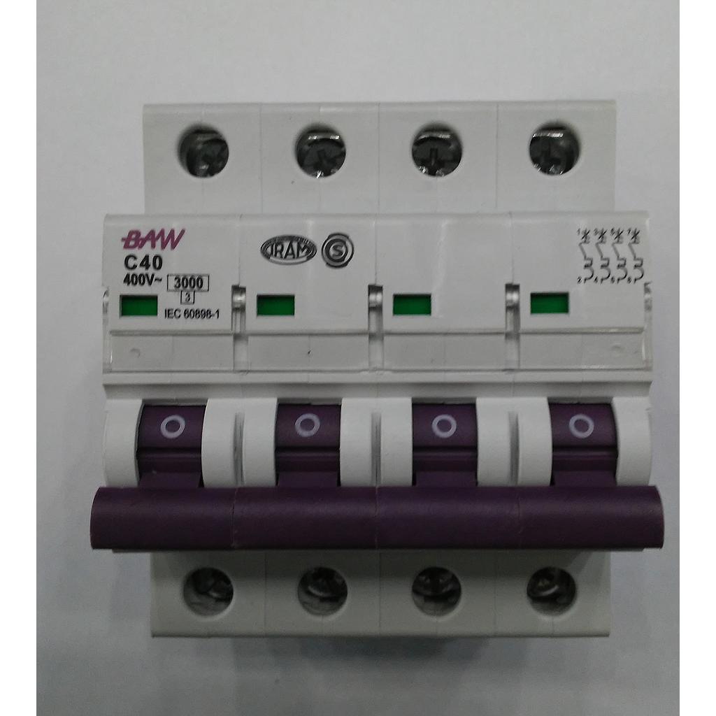 TERMICA 4x40A Curva C 3ka