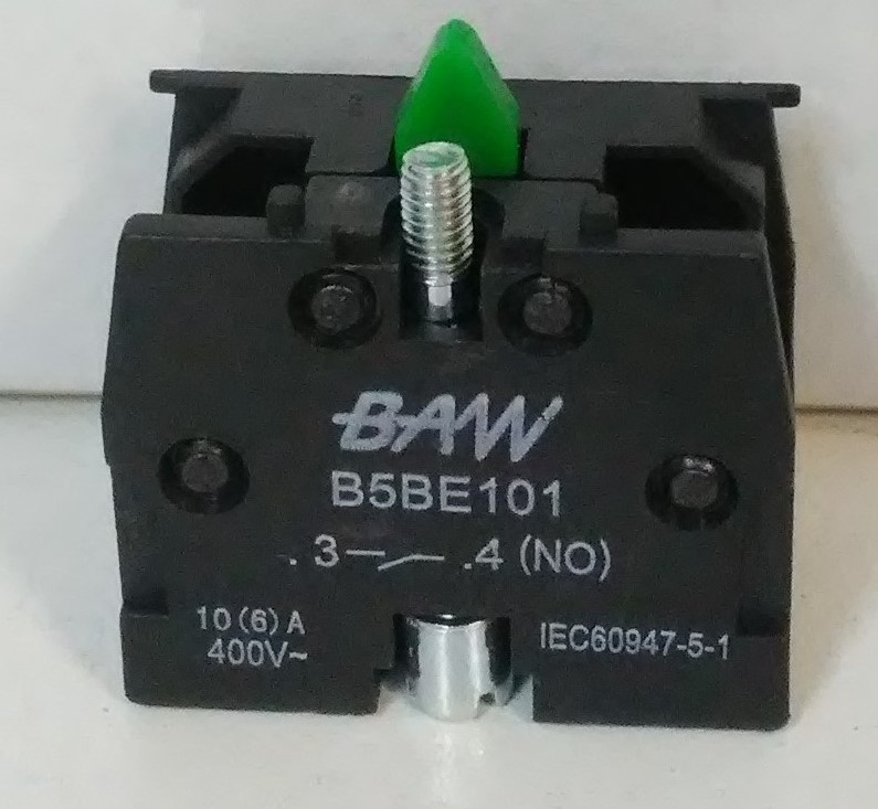 BLOQUE CONTACTO NO NORMAL BAW