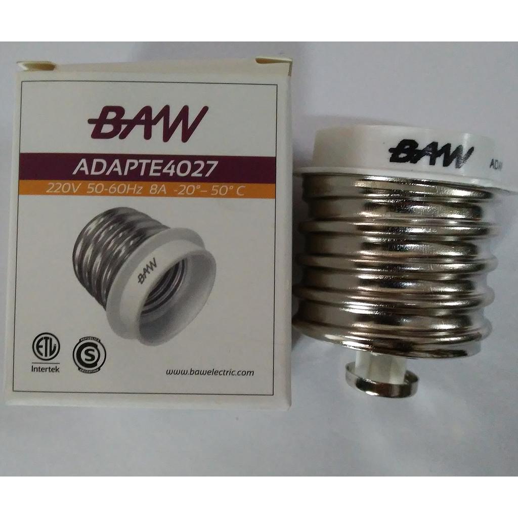 ADAPTADOR INTERNO E27 A E40 EXTERNO BAW