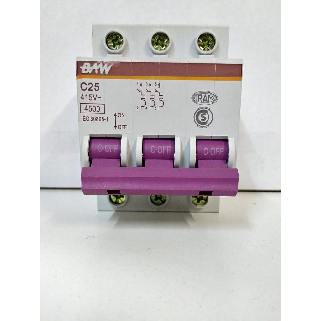 TERMICA 3x25A Curva C 3ka