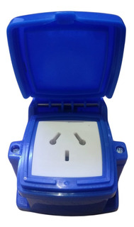CAJA CAPSULADA EXT. 1 TOMA AZUL EXULTT