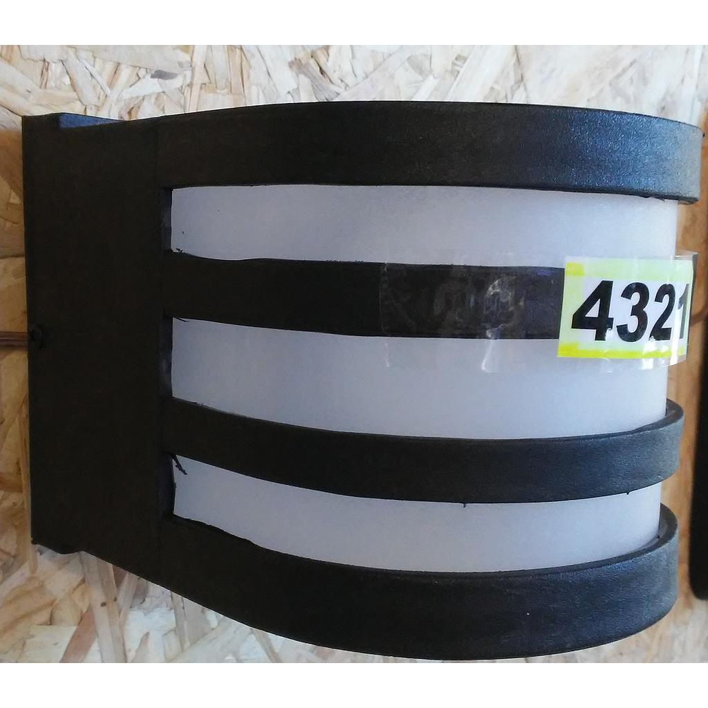 BIDIRECCIONAL POLIPROPILENO 122x130 IP44 NEGRO E27