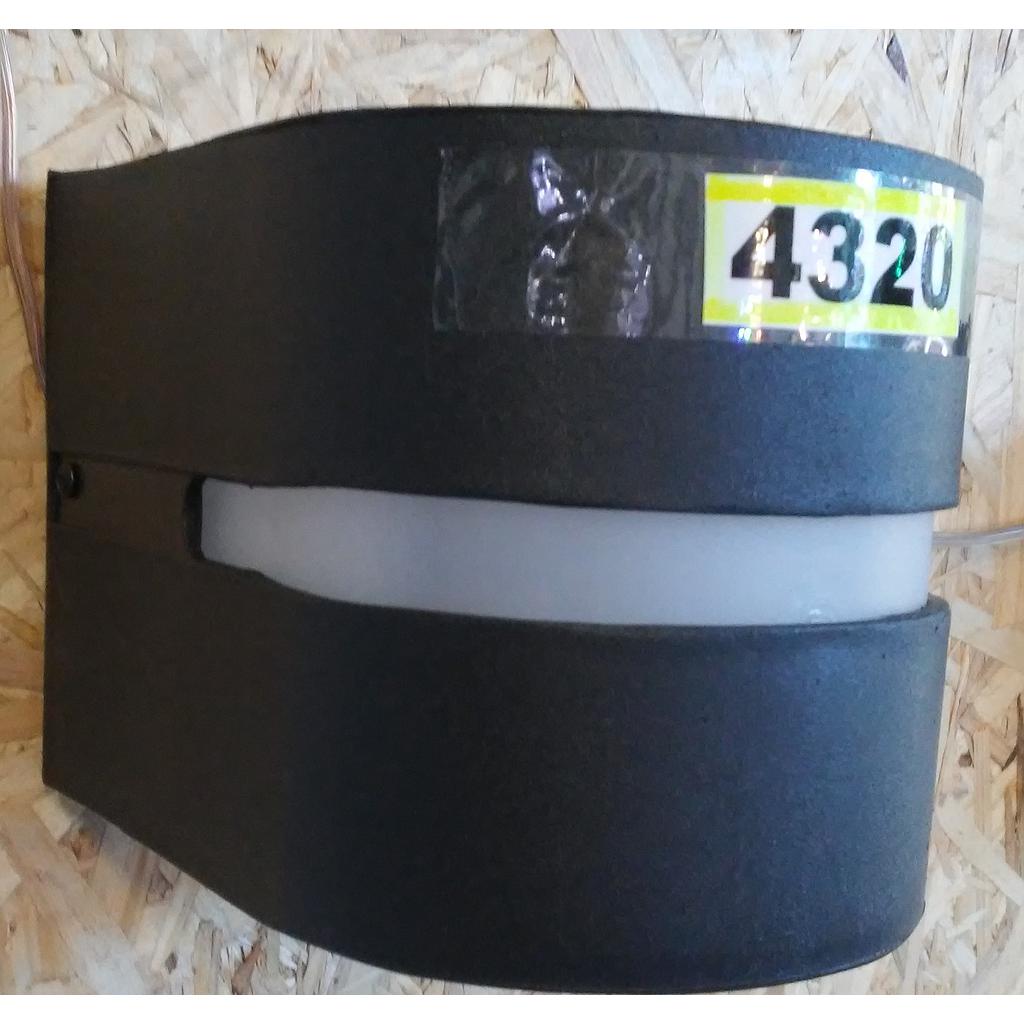 BIDIRECCIONAL POLIPROPILENO 122x130 IP44 NEGRO E27