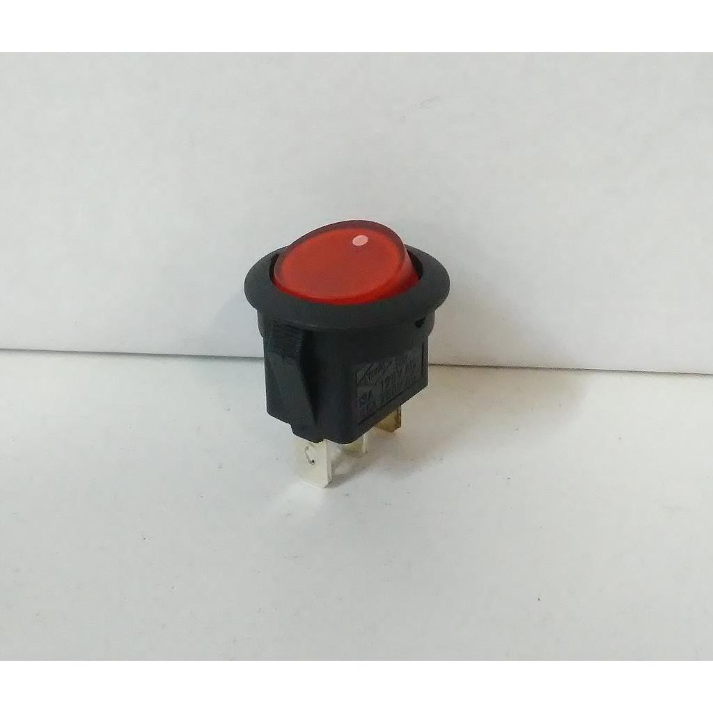 LLAVE TECLA 6A LUZ ROJA