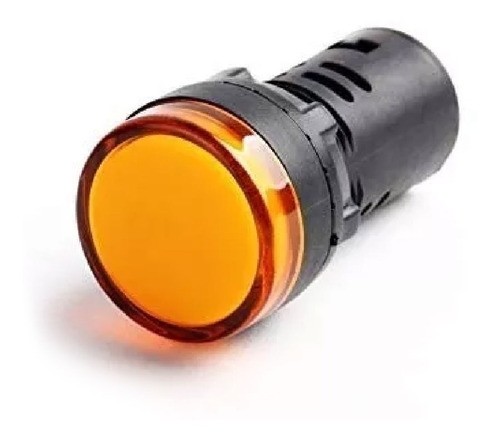 OJO BUEY 230/110v 22mm AMBAR BAW