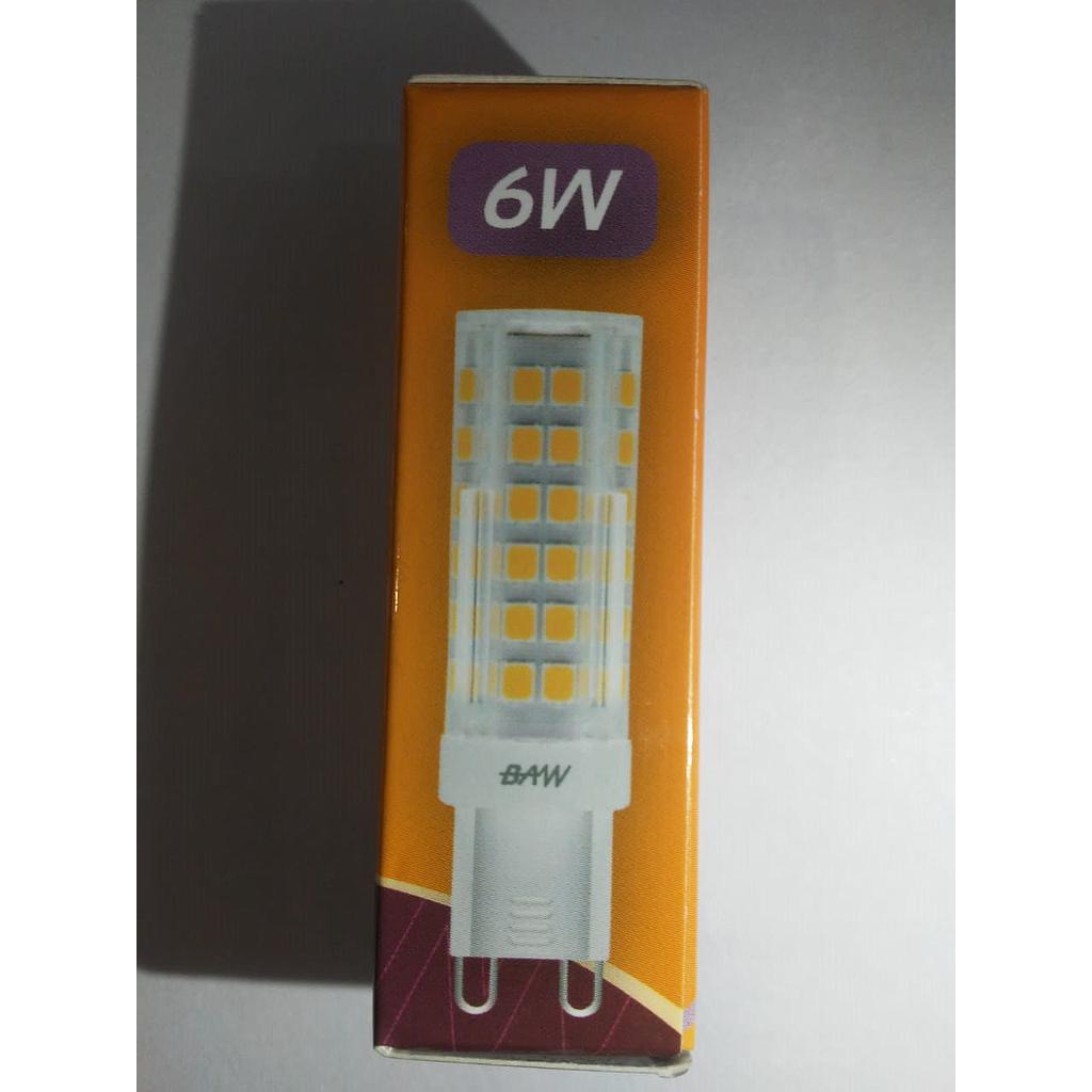 LED BIPIN G9 6W 3000K BAW