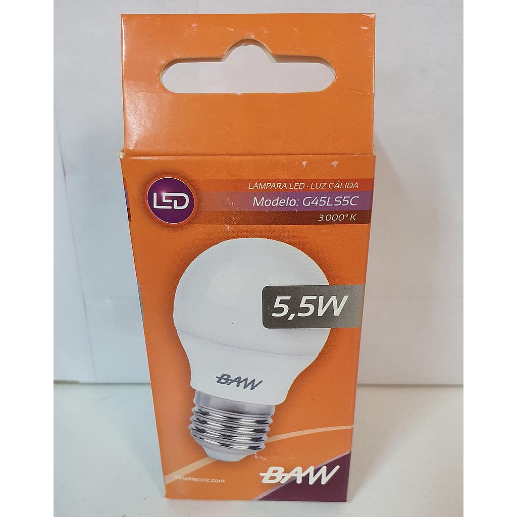 LED G45 5,5W CALIDA BAW