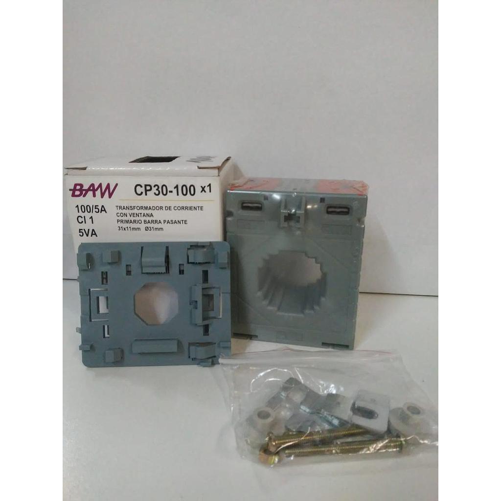 TRANSFORMADOR DE CORRIENTE BAW 100/5A