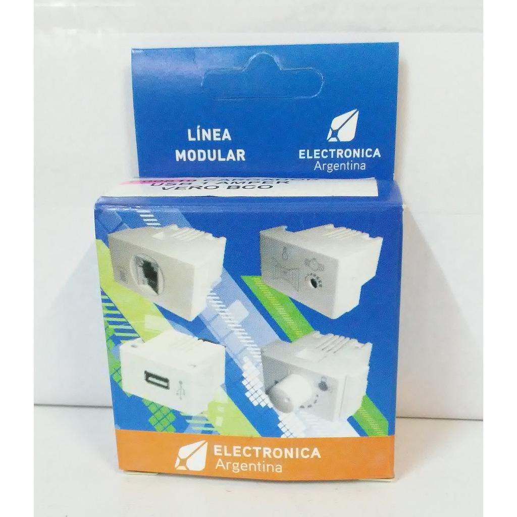 L.VERONA MODULO JELUZ USB 1 AMPER BLANCO