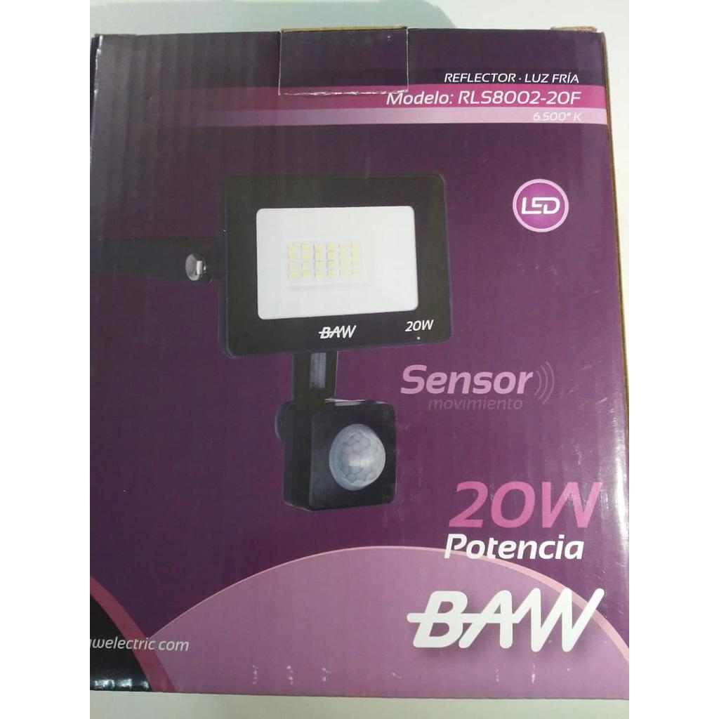 PROYECTOR LED C/SENSOR 20W FRIA baw