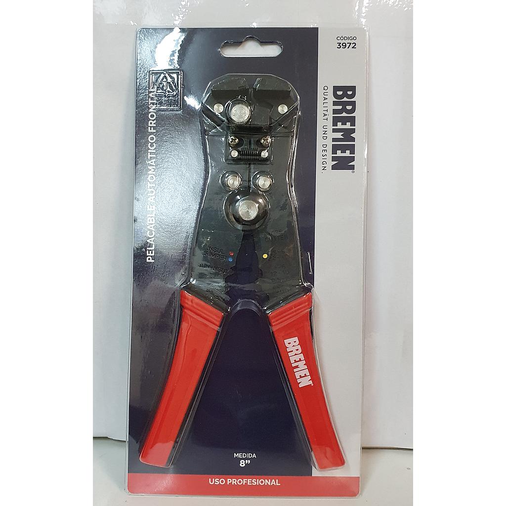 PELACABLE AUTOM.FRONTAL 8" PELA y CORTA CABLES de 0.2-6mm2 IDENTA TERMINALES 0.5-6mm