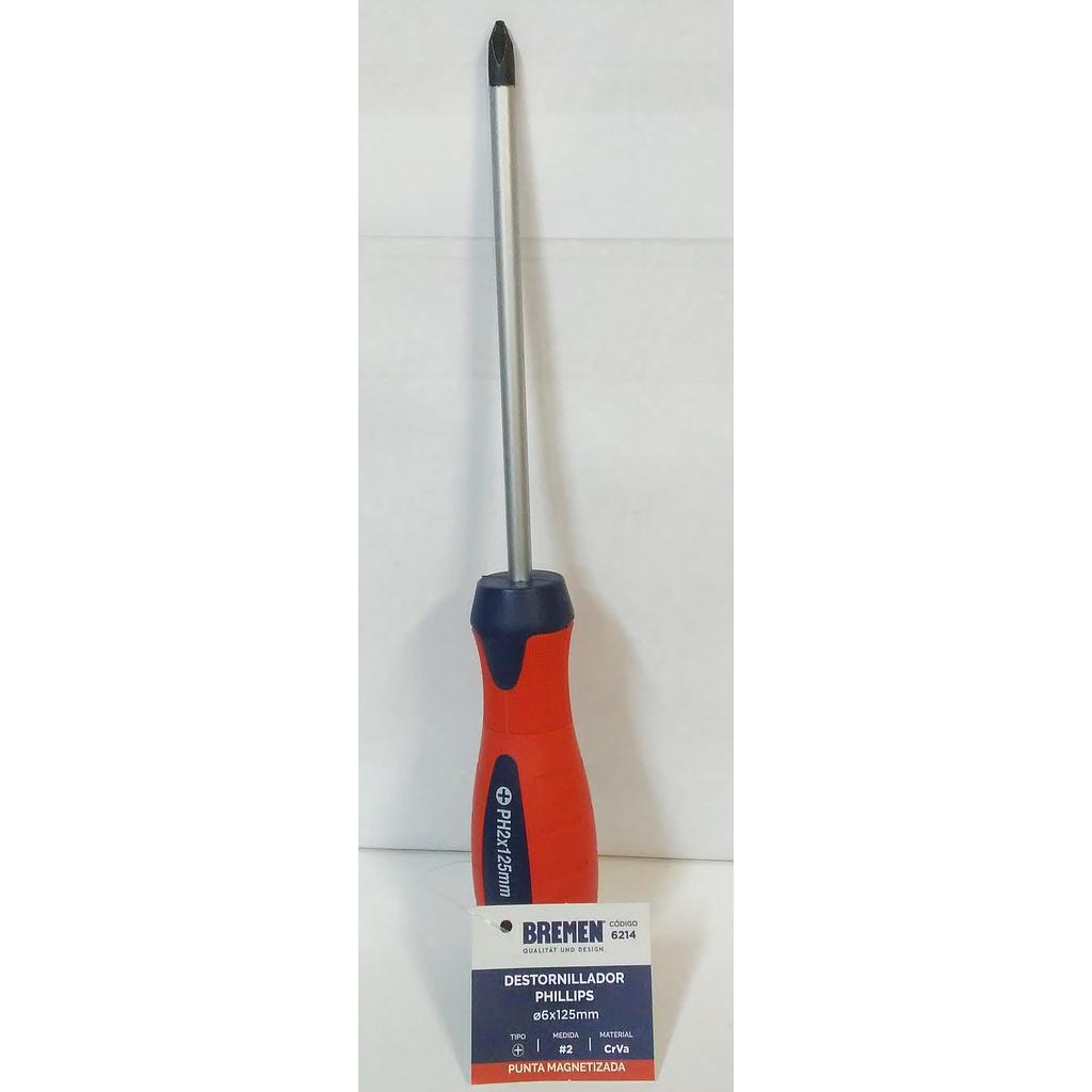 DESTORNILLADOR MANGO GOMA 6X125 BREMEN