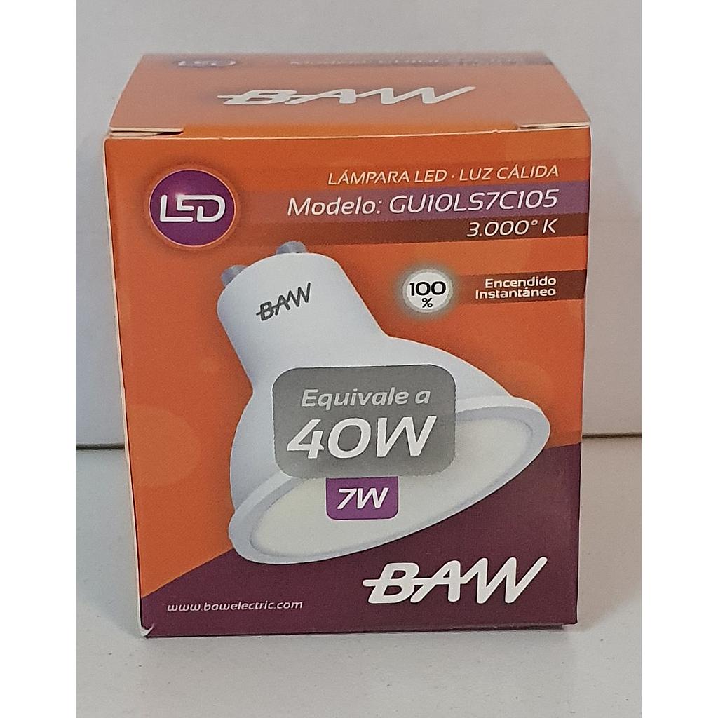 LED PAR 16 GU10 7W 220V CALIDA BAW