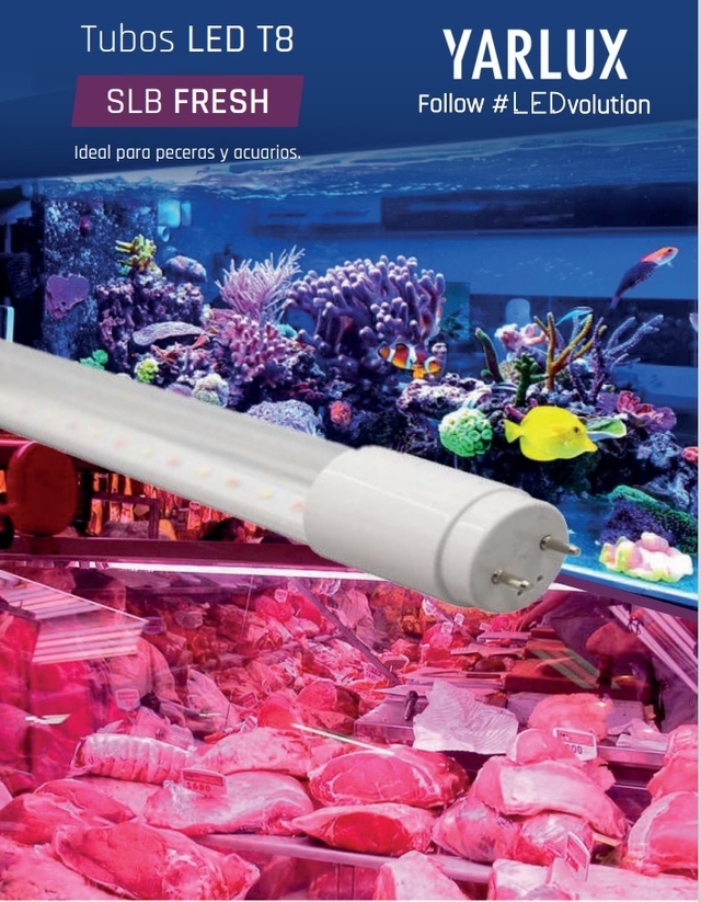 TUBOLED VI T8G13 FRESH 120MM YARLUX P/ACUARIOS