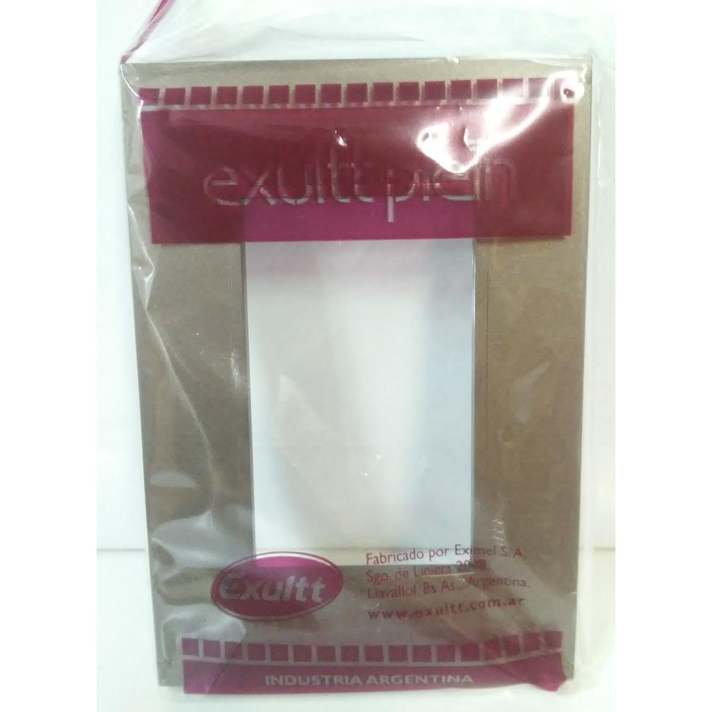 L.PLEIN CRISTAL TAPA EXULTT HABANO SATINADO