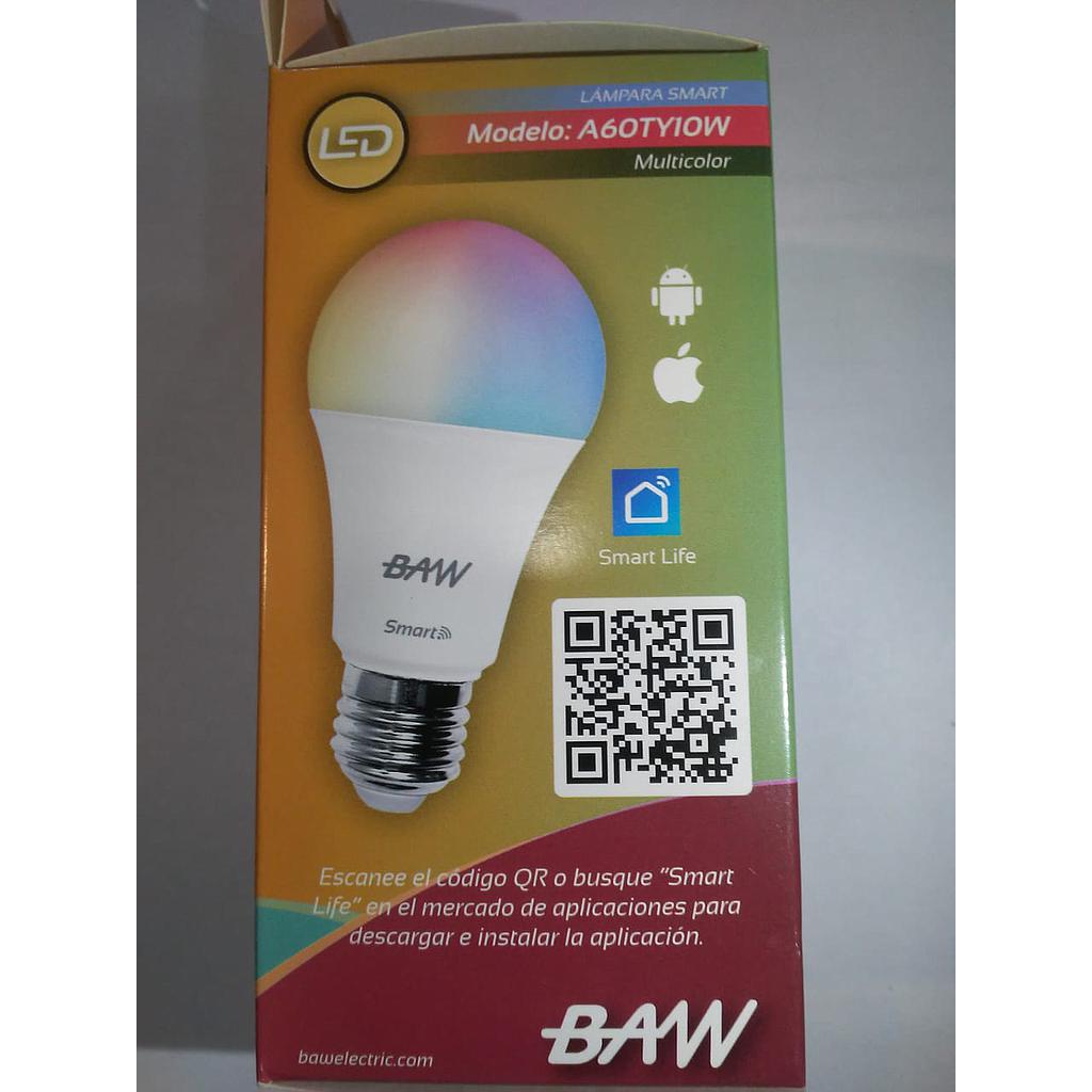 LED SMART 10W 220V E27 2700-6500+RGB baw