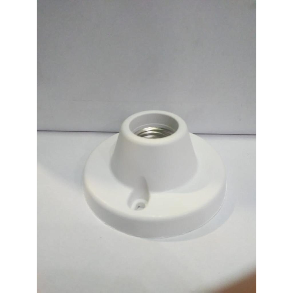 RECEPTACULO RECTO BLANCO 