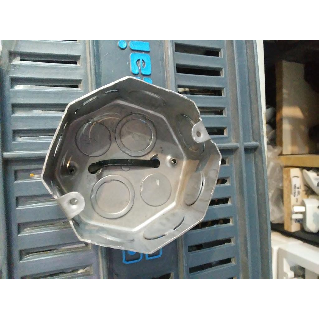 CAJA DE CHAPA OCTOGONAL CHICA LIVIANA