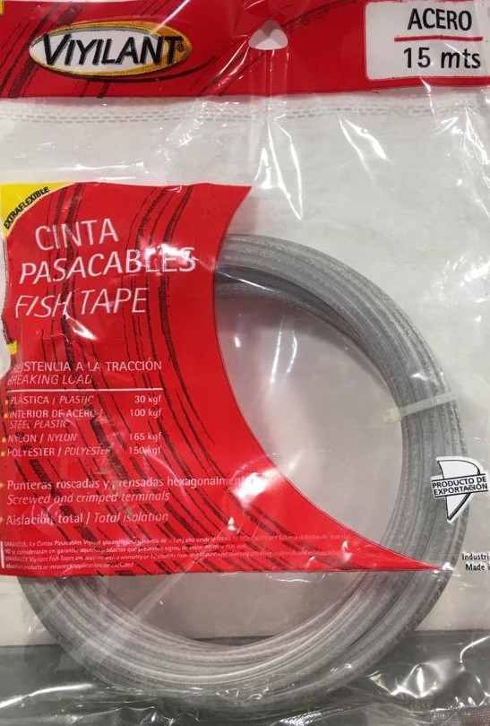 CINTA ALMA DE ACERO VIYILANT 15 MTS