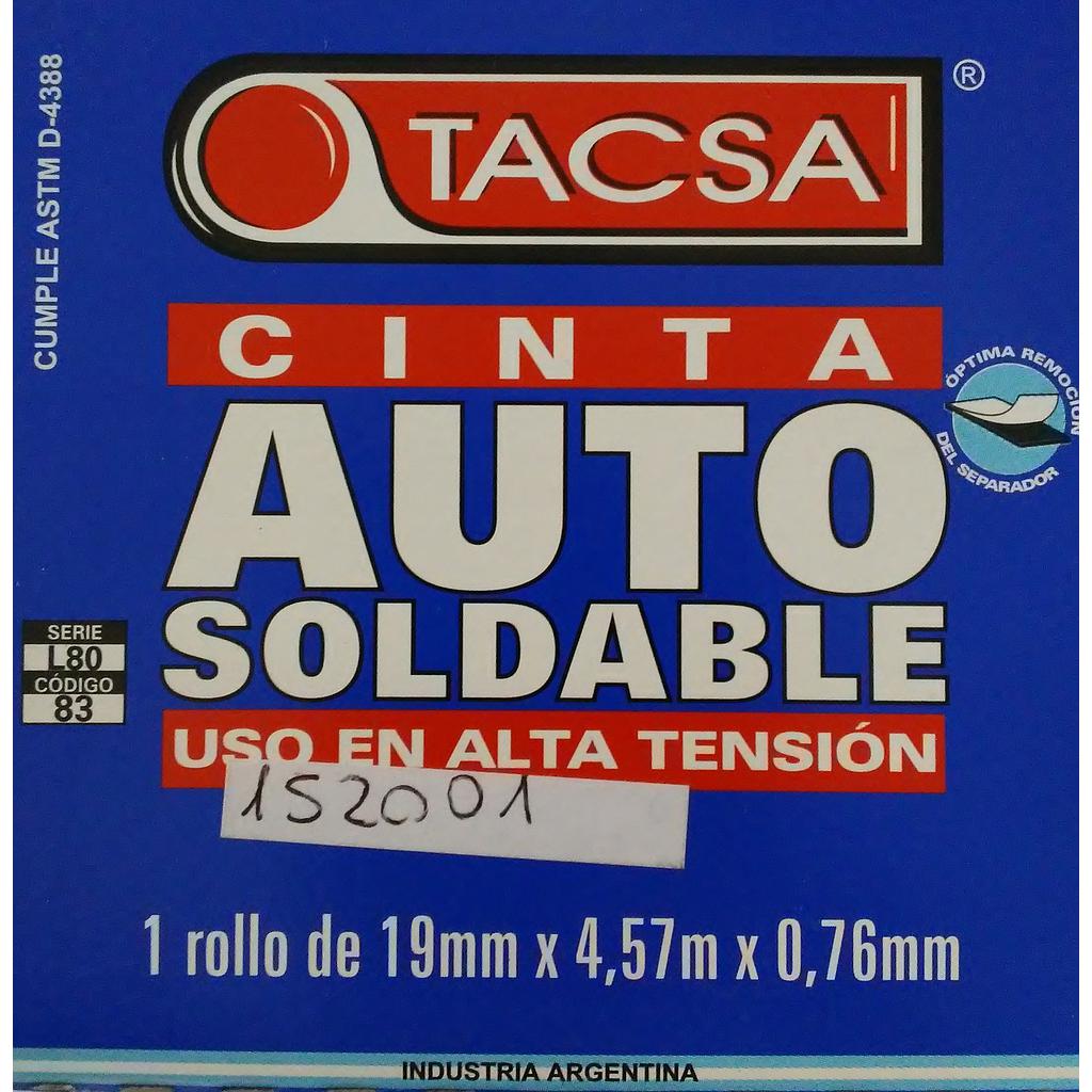 CINTA TACSA AUTOSOLDABLE 19MM x 4,57M E=0,76mm